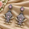 Elegant Fish Earring artistic brass jewelry with premium polish