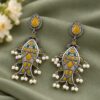 Elegant Fish Earring artistic brass jewelry with premium polish