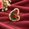 Gold Plated Peacock Ring brass traditional jewelry with premium polish