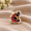 Gold Plated Peacock Ring brass traditional jewelry with premium polish