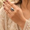Adjustable Shankh Ring – Traditional Design for Elegant Style