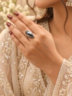 Adjustable Shankh Ring – Traditional Design for Elegant Style