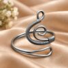 Silver Handmade Bangle Traditional Brass Jewelry with Elegant Premium Polish