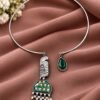 Parrot Hasli Necklace traditional parrot design brass ethnic jewelry