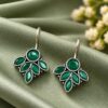 Oxidized Hook Earring traditional brass antique style ethnic jewelry