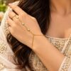 Anti Tarnish Hathphool Elegant Traditional Hand Jewellery