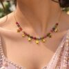 Anti Tarnish Star Necklace Celestial Designer Jewellery