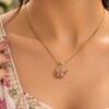 Anti Tarnish Peacock Necklace Elegant Traditional Jewellery