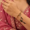 Anti Tarnish Flower Hathphool Elegant Floral Hand Jewellery