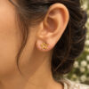 Anti Tarnish Earrings Set – Elegant Jewelry for Everyday Glamour 6 Anti Tarnish Earrings Set Elegant Brass Fashion Jewelry for Women