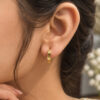 Anti Tarnish Earrings Set – Elegant Jewelry for Everyday Glamour 5 Anti Tarnish Earrings Set Elegant Brass Fashion Jewelry for Women