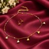 Anti Tarnish Necklace Set Premium Brass Jewelry for Women