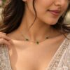 Anti Tarnish Necklace Set Elegant Premium Brass Jewelry for Women