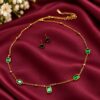 Anti Tarnish Necklace Set Elegant Premium Brass Jewelry for Women