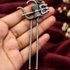 Lord Shiva Hair Accessories traditional brass devotional hair jewelry