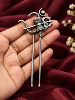 Lord Shiva Hair Accessories traditional brass devotional hair jewelry