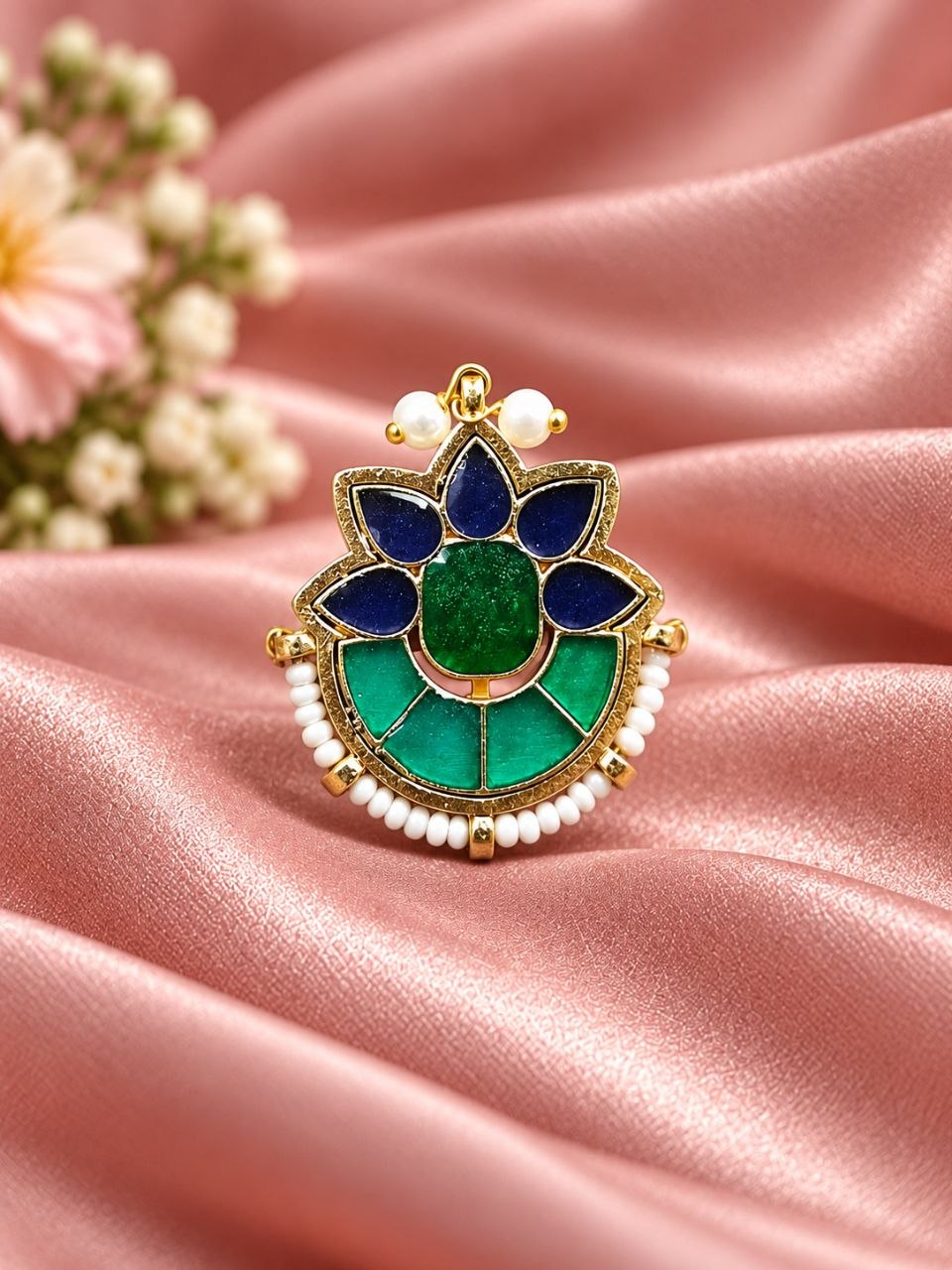 Traditional Meenakari Ring – Exquisite Design for Ethnic Look 8 Traditional Meenakari Ring Indian ethnic jewellery with premium polish