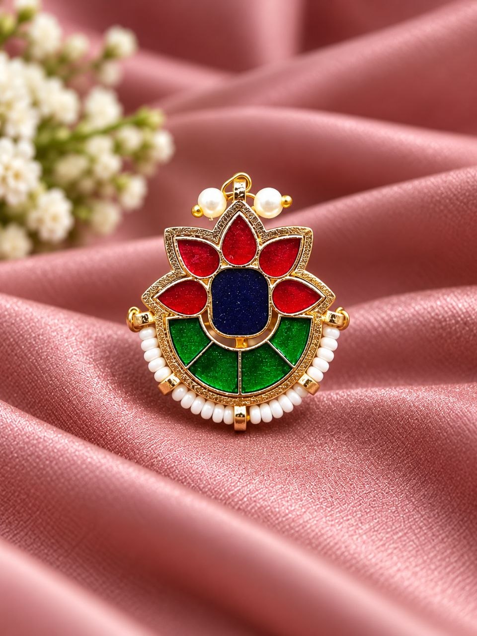 Traditional Meenakari Ring – Exquisite Design for Ethnic Look 7 Traditional Meenakari Ring Indian ethnic jewellery with premium polish