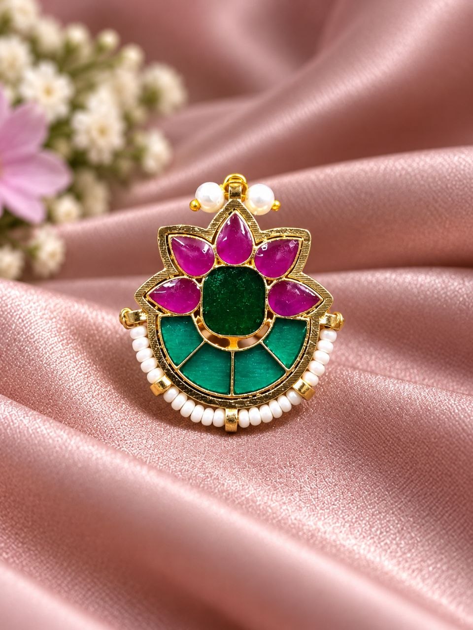 Traditional Meenakari Ring – Exquisite Design for Ethnic Look 6 Traditional Meenakari Ring Indian ethnic jewellery with premium polish