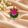 Traditional Meenakari Ring – Exquisite Design for Ethnic Look 12 Traditional Meenakari Ring Indian ethnic jewellery with premium polish