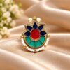 Traditional Meenakari Ring – Exquisite Design for Ethnic Look 10 Traditional Meenakari Ring Indian ethnic jewellery with premium polish