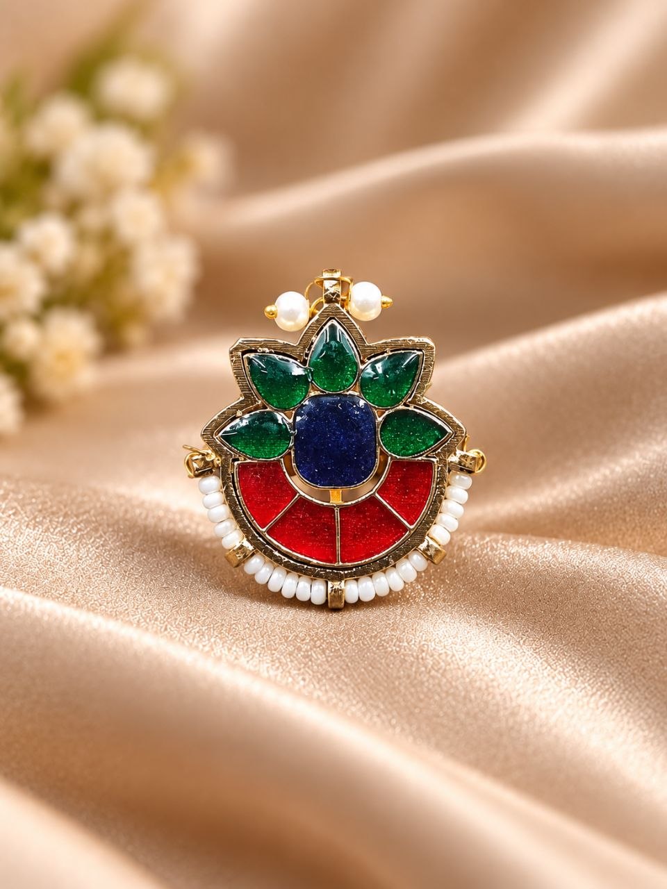 Traditional Meenakari Ring – Exquisite Design for Ethnic Look 2 Traditional Meenakari Ring Indian ethnic jewellery with premium polish