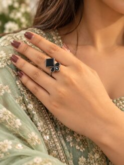 Unique Adjustable Ring elegant adjustable brass designer jewelry