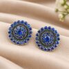 Floral Art Stud Earring – Elegant Design for Beautiful Every Occasion 6 Floral Art Stud Earring elegant floral brass jewellery