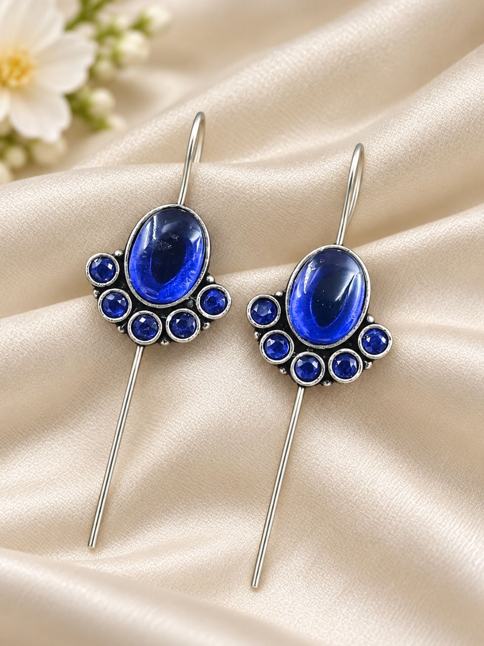 Silver Plated Antique Earcuff – Exquisite Design for Traditional Wear 9 Silver Plated Antique Earcuff vintage inspired traditional jewellery