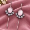 Silver Plated Antique Earcuff – Exquisite Design for Traditional Wear 11 Silver Plated Antique Earcuff vintage inspired traditional jewellery
