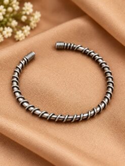 Handmade Silver Bracelet elegant traditional jewelry design for women