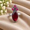 Adjustable Flower Ring elegant floral design premium fashion jewelry for women