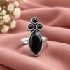 Adjustable Flower Ring elegant floral design premium fashion jewelry for women