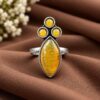 Adjustable Flower Ring elegant floral design premium fashion jewelry for women