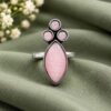 Adjustable Flower Ring elegant floral design premium fashion jewelry for women