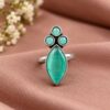 Adjustable Flower Ring elegant floral design premium fashion jewelry for women