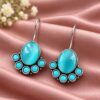 Flower Art Hook Earring – Ethnic Design for Traditional Look 16 Flower Art Hook Earring elegant floral design traditional fashion jewelry for women