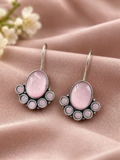 Flower Art Hook Earring elegant floral design traditional fashion jewelry for women