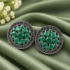 Round Floral Stud Earring – Gorgeous Jewelry for Elegant Fashion Look 16 Round Floral Stud Earring elegant floral stud jewelry design