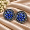 Round Floral Stud Earring – Gorgeous Jewelry for Elegant Fashion Look 14 Round Floral Stud Earring elegant floral stud jewelry design
