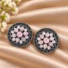 Round Floral Stud Earring – Gorgeous Jewelry for Elegant Fashion Look 10 Round Floral Stud Earring elegant floral stud jewelry design