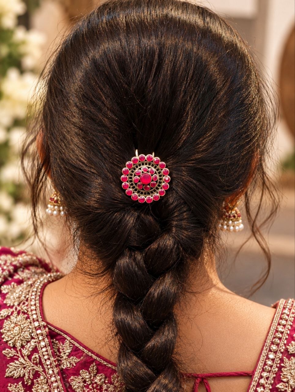 Silver Flower Hair Pin – Dazzling Elegant Accessory for Beautiful Hairstyles 1 Silver Flower Hair Pin elegant floral hair accessory for women