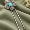 Oxidized Floral Hair Accessories – Traditional Elegance for Beautiful Hairstyles 14 Oxidized Floral Hair Accessories with elegant traditional flower detailing