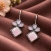 Floral Hook Earring elegant flower designer earrings for women