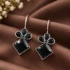 Floral Hook Earring elegant flower designer earrings for women