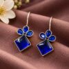 Floral Hook Earring elegant flower designer earrings for women