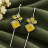 Silver Plated Designer Earcuff elegant modern statement jewelry for women