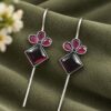 Silver Plated Designer Earcuff elegant modern statement jewelry for women