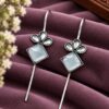 Silver Plated Designer Earcuff elegant modern statement jewelry for women