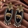 Two Tone Elephant Earring artistic traditional designer earrings for women